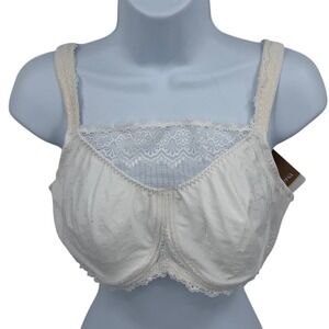 Amoena Dana 40C Bra SB White Lace Camisole NWT